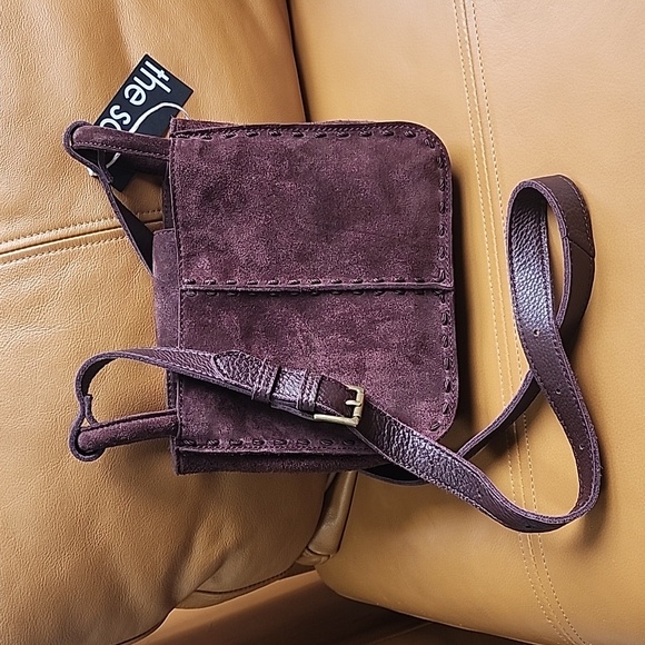 Elegant Suede Women's Bag - Picture 9 of 11